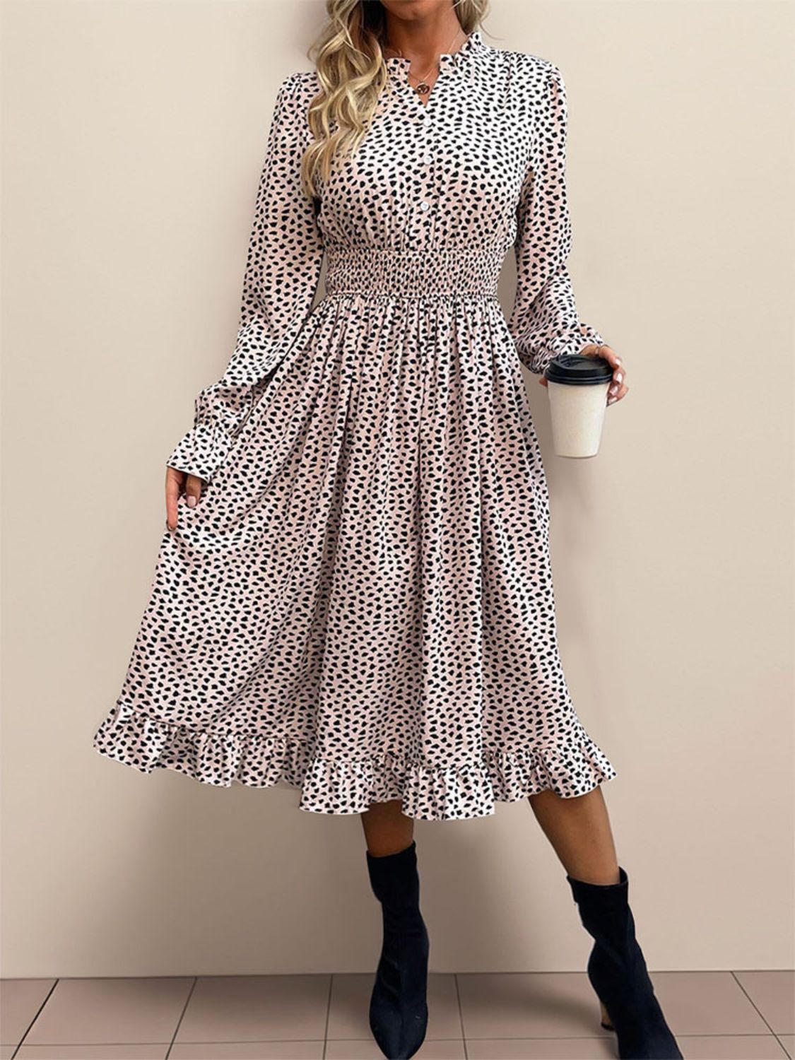 Leopard Long Sleeve Dress