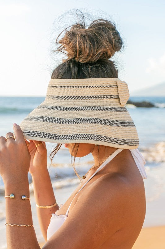 Marled Stripe Visor