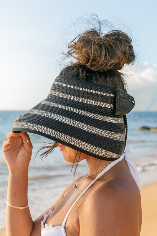 Marled Stripe Visor