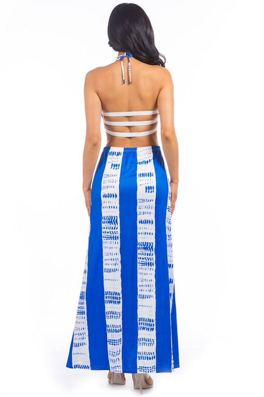 Summer Blue Maxi Dress