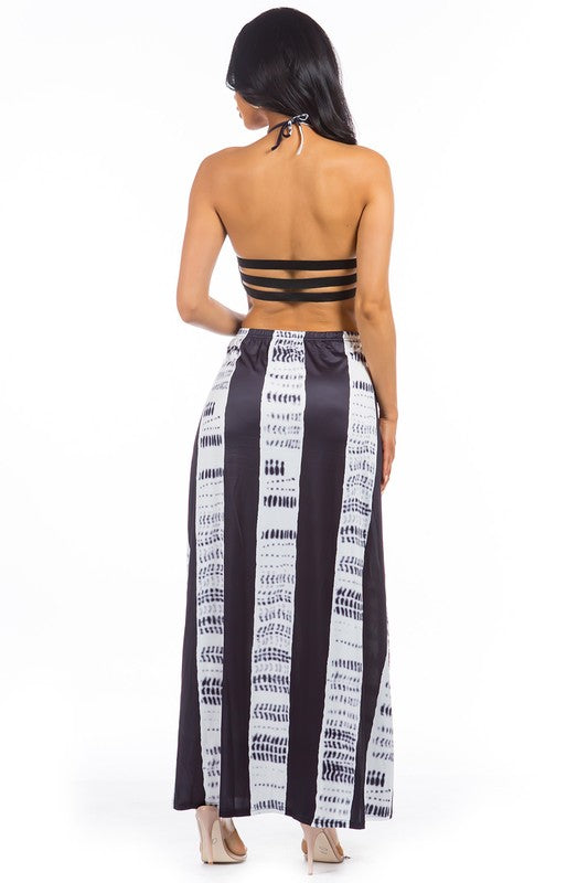 Summer Black Maxi Dress