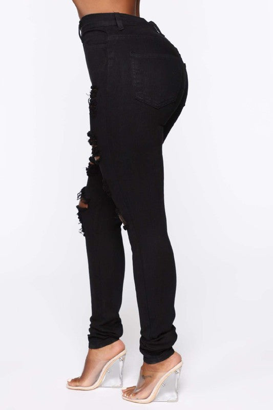 Ripped Denim Jeans