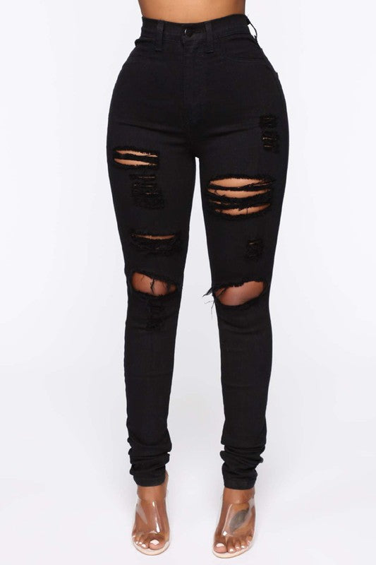 Ripped Denim Jeans