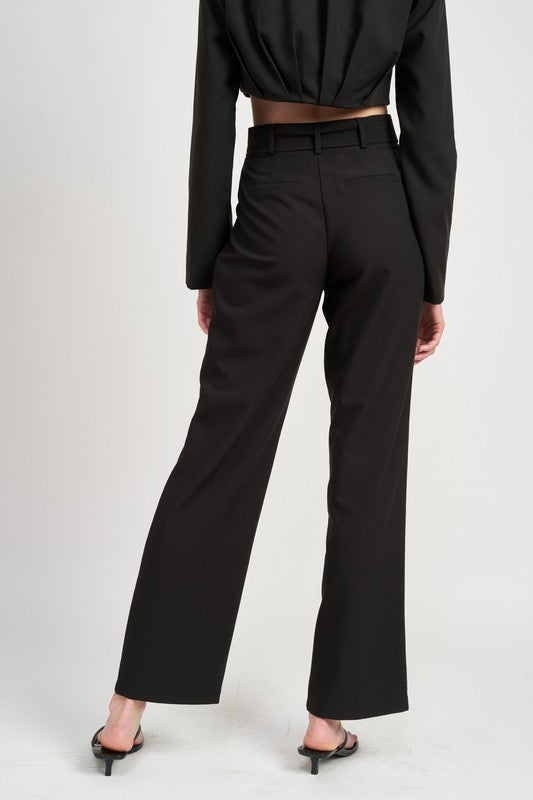 Black Vest Pants
