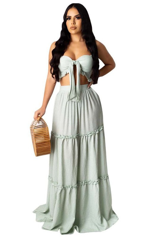 Take Me To Dinner Skirt Set