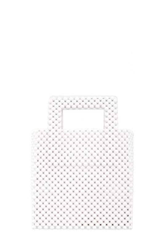 Bead Tote Handbag