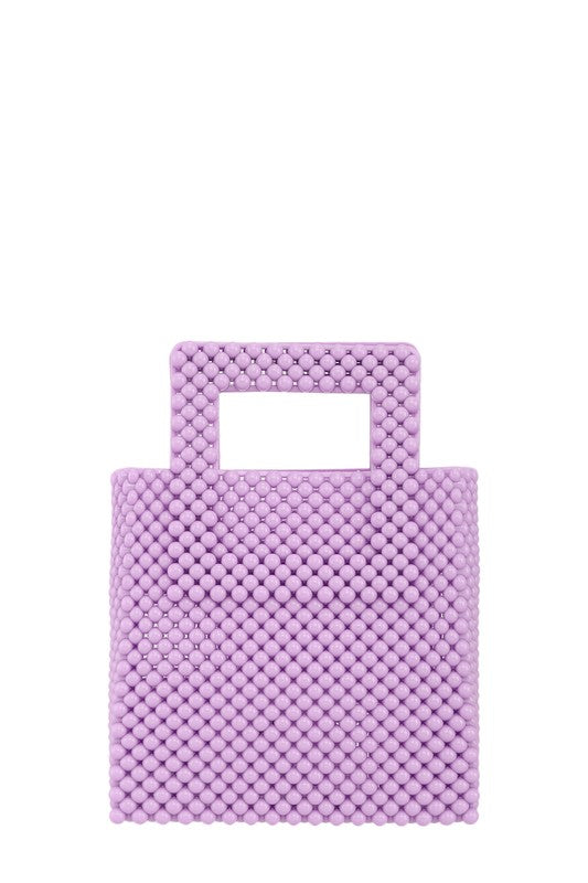 Bead Tote Handbag