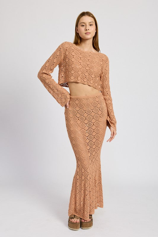 Crotchet Maxi Skirt