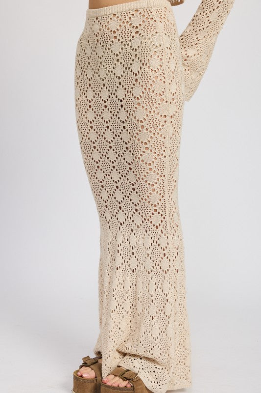 Crotchet Maxi Skirt