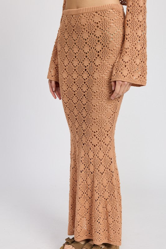 Crotchet Maxi Skirt