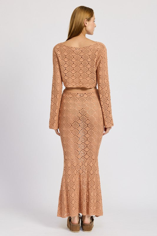 Crotchet Maxi Skirt