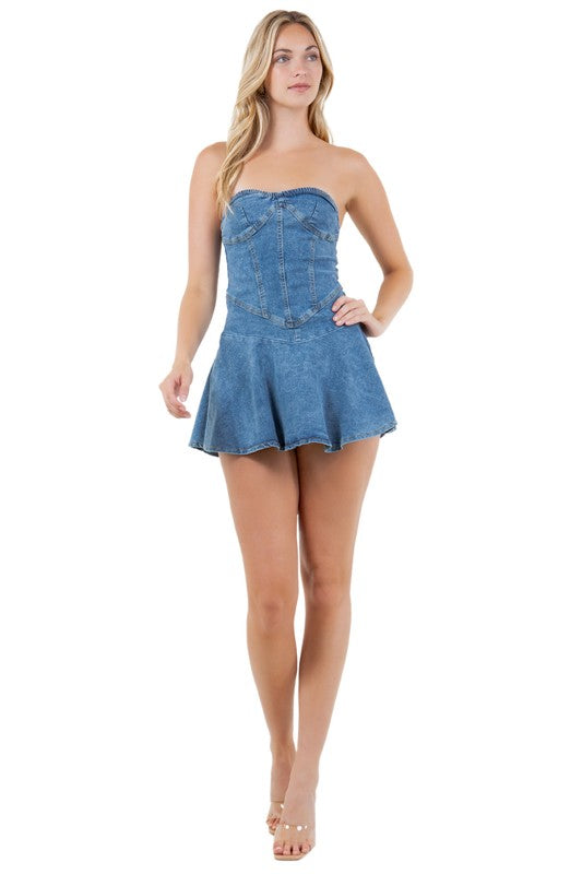 Denim Skirt Dress