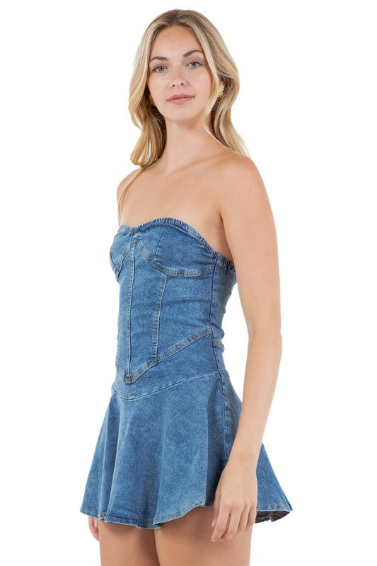 Denim Skirt Dress