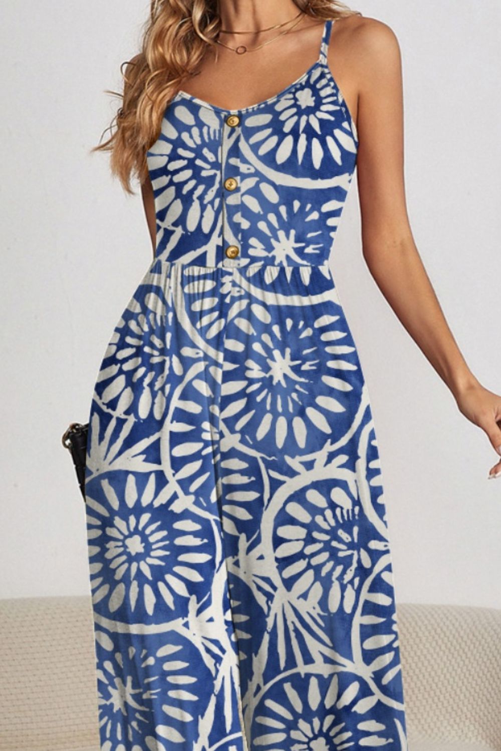 Floral Wide Leg Jumpsuit