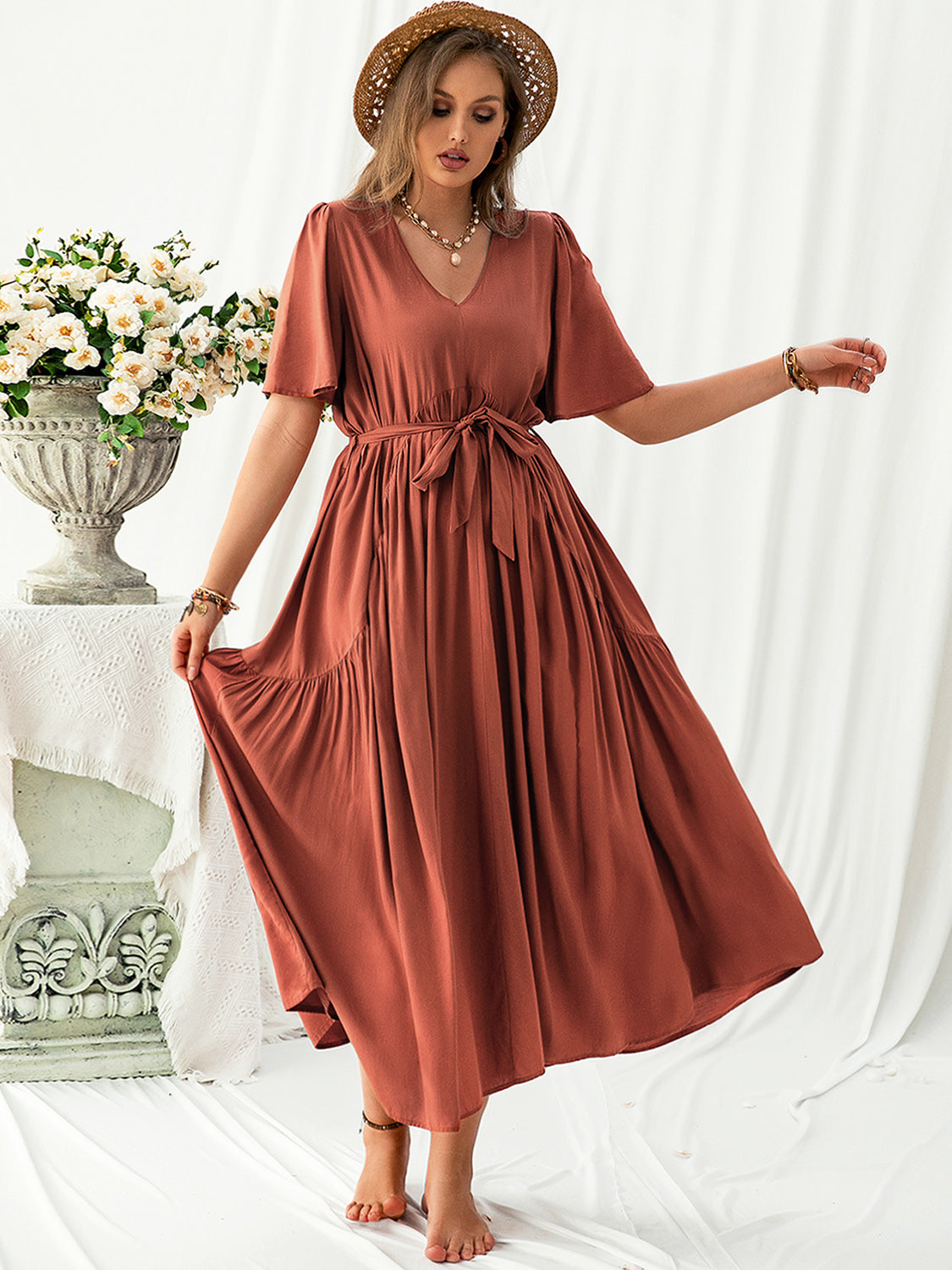 Plus Size Midi Dress