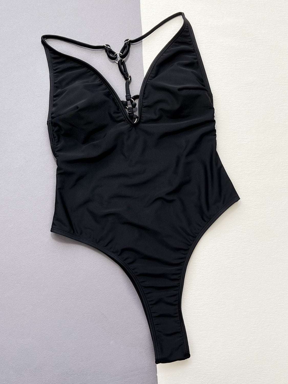 Spaghetti Strap One-Piece Swimwear