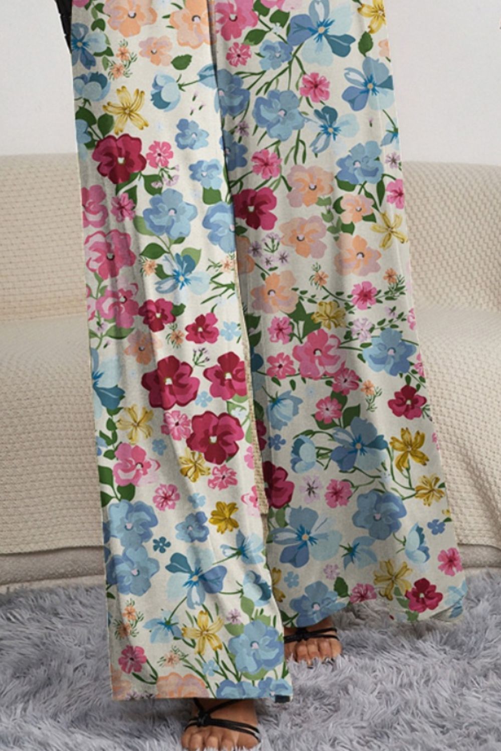 Floral Wide Leg Jumpsuit