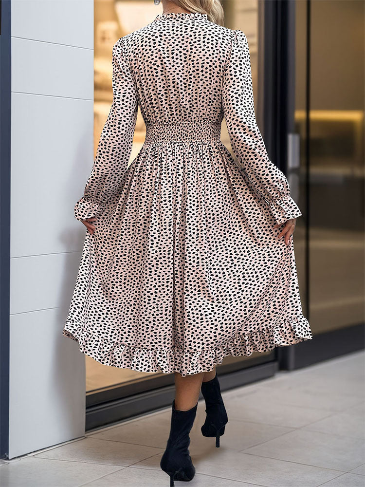 Leopard Long Sleeve Dress