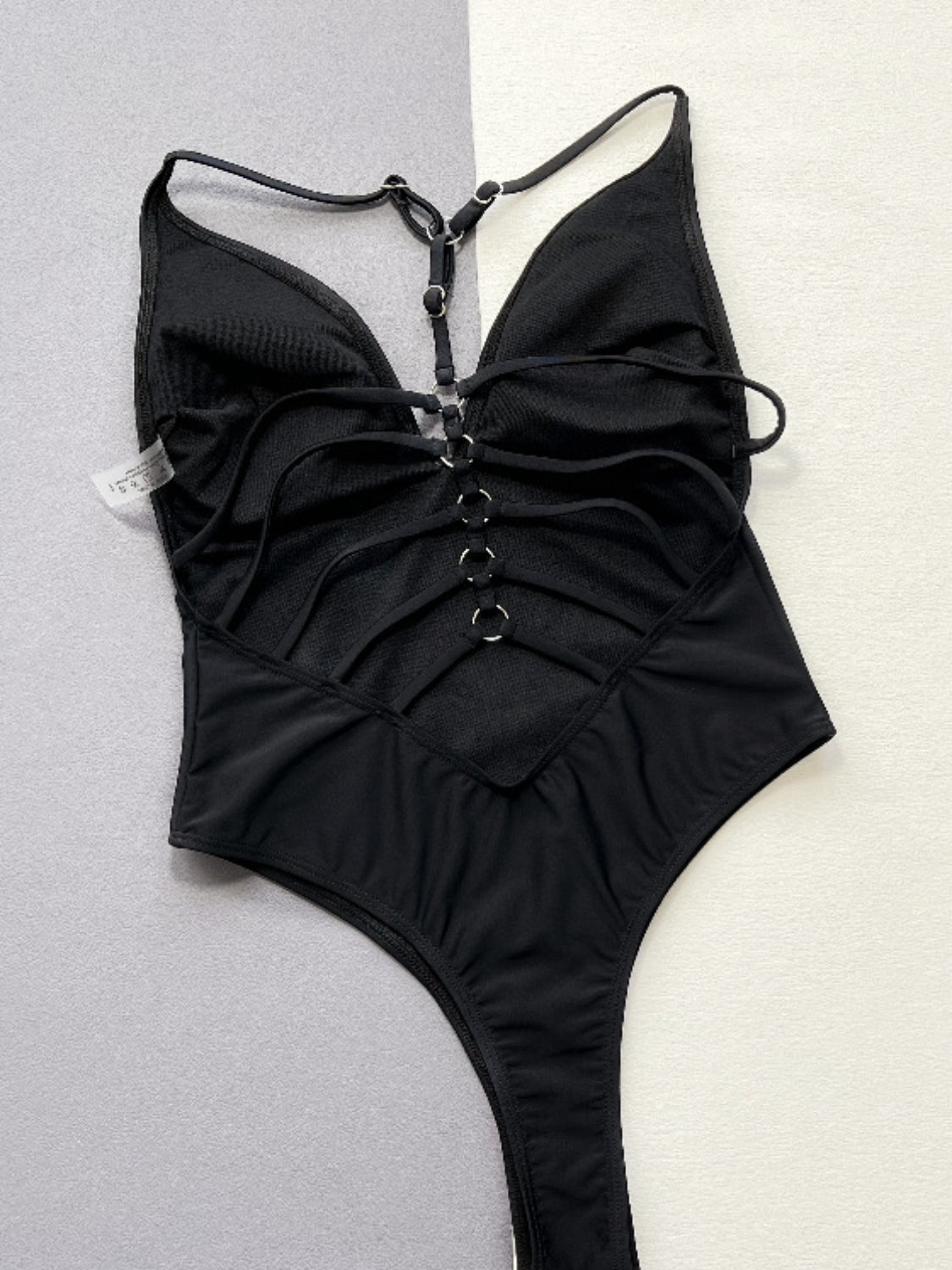 Spaghetti Strap One-Piece Swimwear