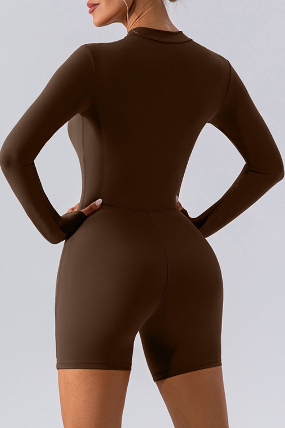 Half Zip Romper